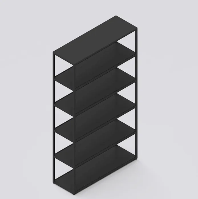 Dagaanbieding HAY New Order Comb. 501 kast-Charcoal-Met vloerveiligheidsbeugel