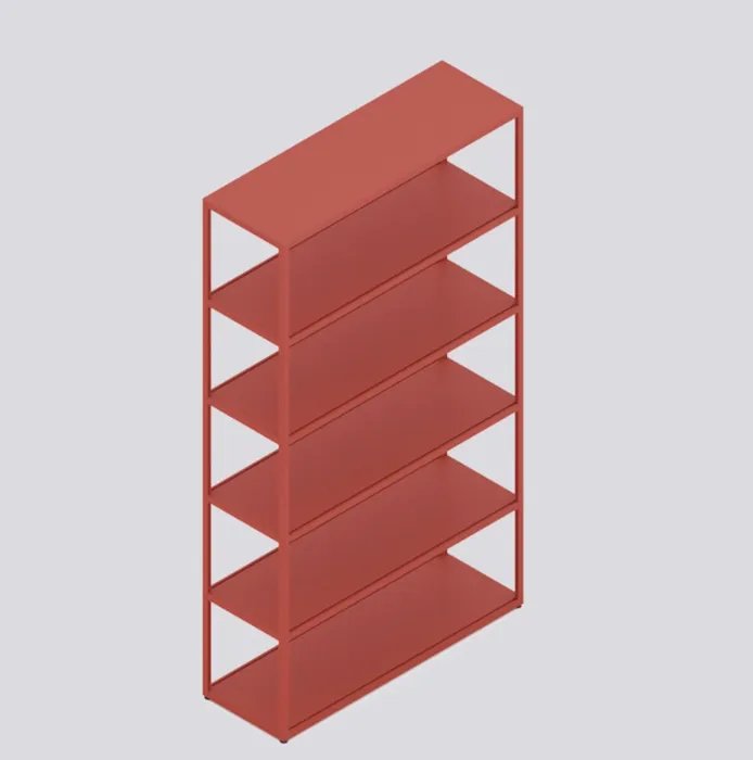 Lage Kosten HAY New Order Comb. 501 kast-Red-Met vloerveiligheidsbeugel