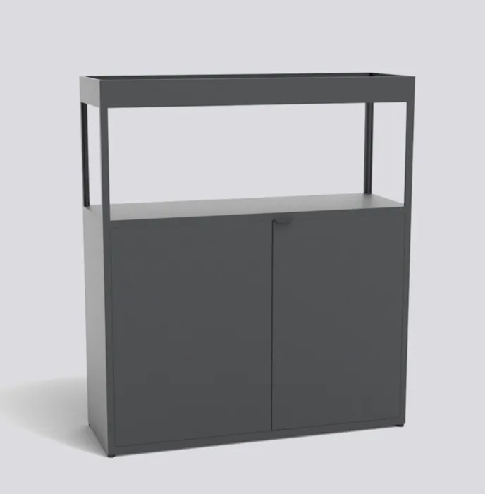HAY New Order Comb. 204 kast-Charcoal-Met muurbeveiligingsbeugel Betrouwbaar