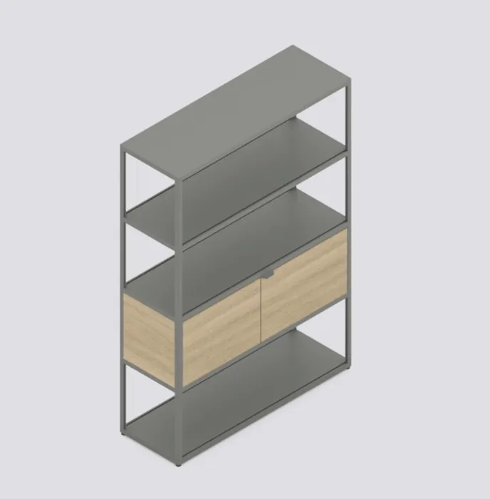 Gecertificeerd HAY New Order Comb. 401 kast -Army Green-Met vloerveiligheidsbeugel