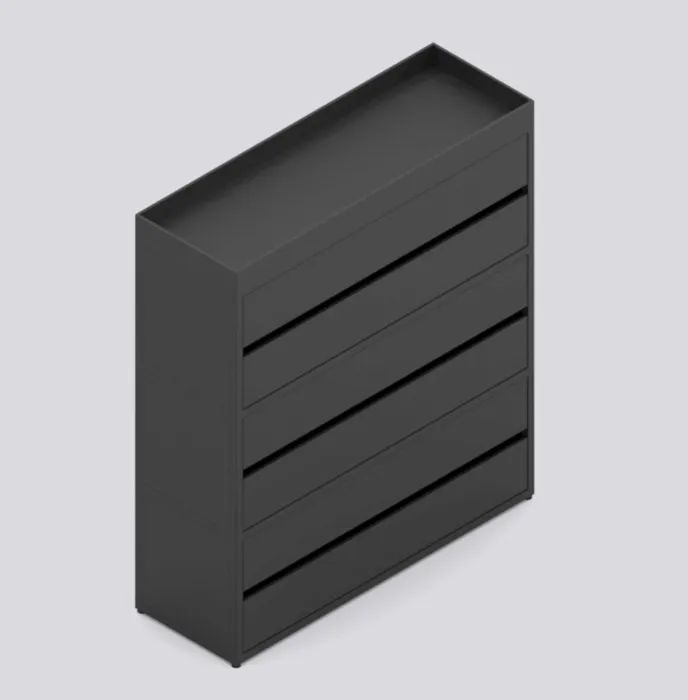 Shop Nu HAY New Order Comb. 302 kast-Charcoal-Met muurbeveiligingsbeugel