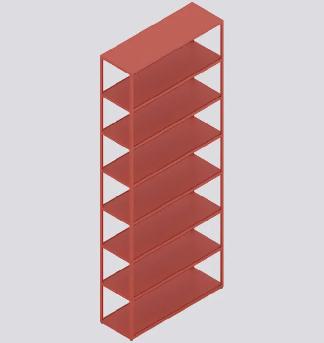 HAY New Order Comb. 701 kast-Red-Met vloerveiligheidsbeugel Shop Nu