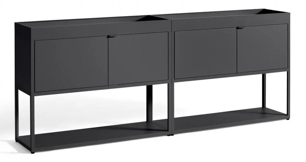 HAY New Order Comb. 203 kast-Charcoal Gereduceerde Prijs