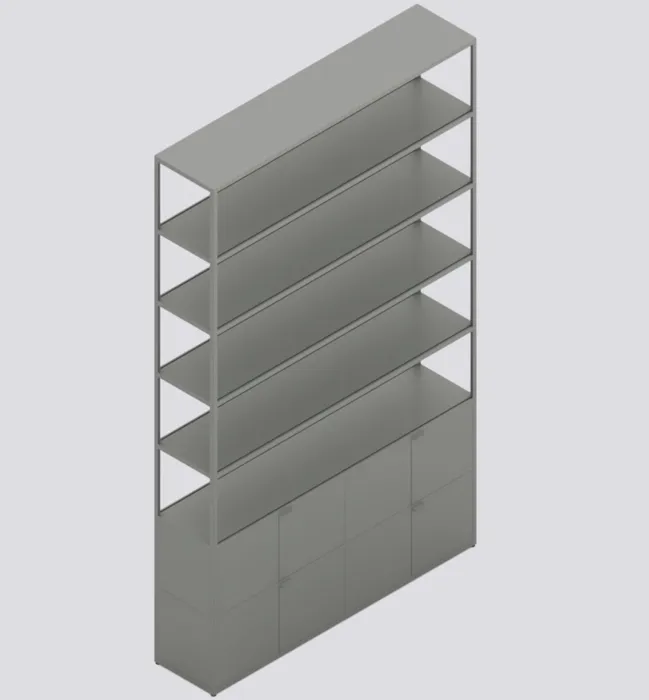 Favoriet HAY New Order Comb. 702 kast-Army Green-Met muurbeveiligingsbeugel