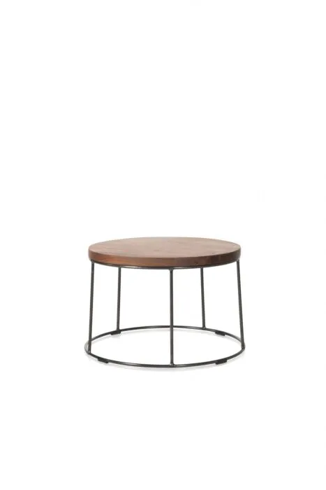 Beperkt Aanbod Jess design Cick bijzettafel-Walnoot-58x58x39 cm