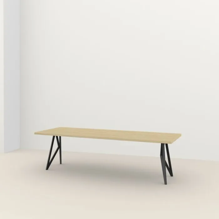 Studio HENK Butterfly Outdoor tafel Accoya zwart frame-160x91 cm Exclusieve Aanbieding