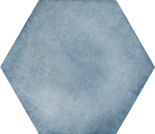 Vallelungo HEXTIE Blauw-mat 34X40cm ( VALHEXBL34R ) Beperkte Voorraad