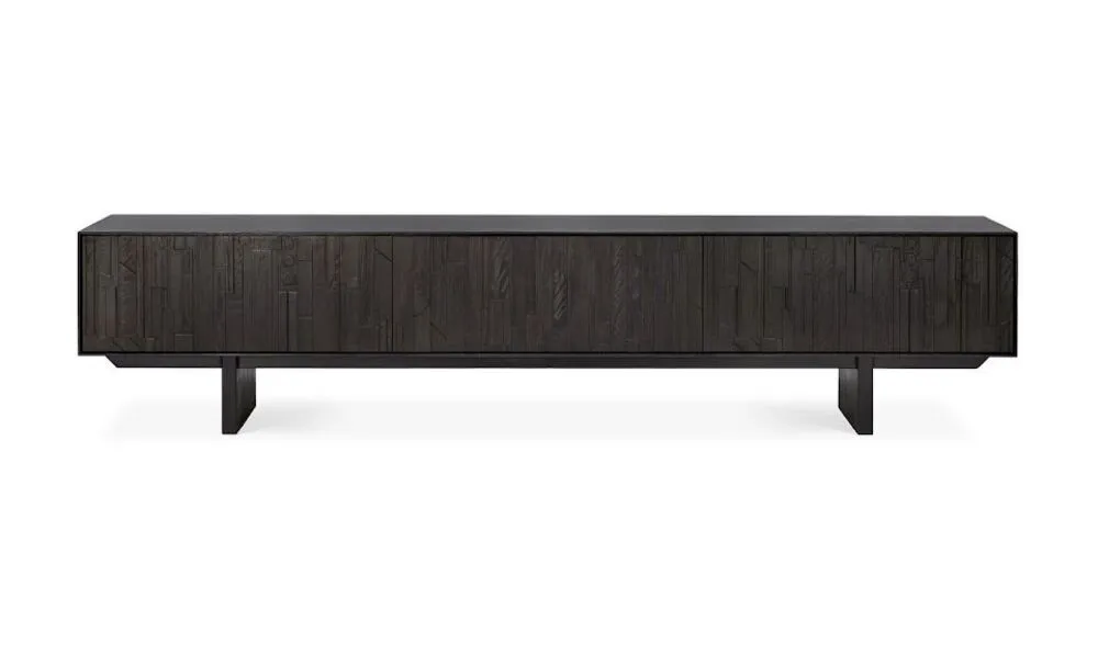 Rechtstreeks Van De Fabrikant Ethnicraft Teak Mosaic tv-meubel-242 cm
