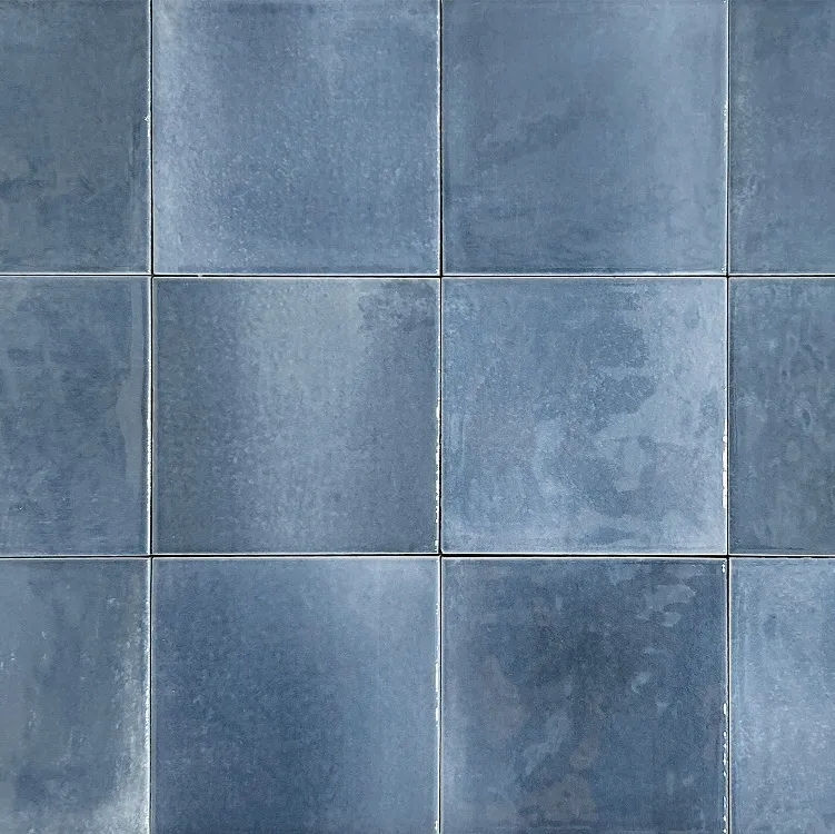 Dublin blauwe mix glanzende 12x12 cm wandtegel per 0,55m2 Must-Have