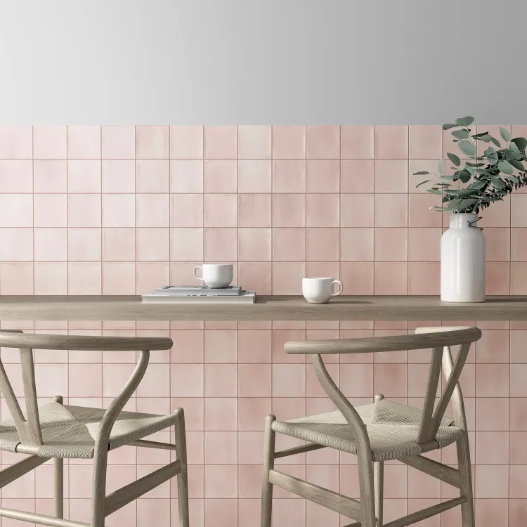 Dublin roze mix matte 12x12 cm wandtegel & vloertegel per 0,55m2 Direct Verzonden