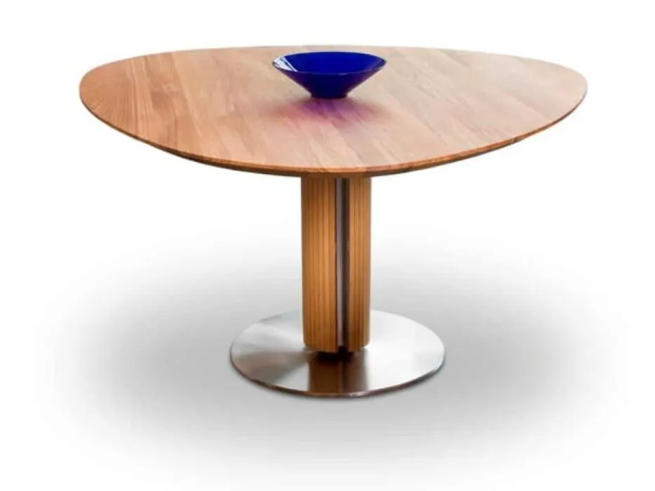Bree's New World Steely eivormig eetkamertafel-Eiken/Eiken massief Koop Online