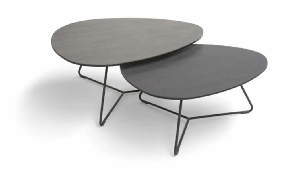 Bree's New World Twinny salontafelset-Ceramistone/Basaltgrey/black Gecertificeerd
