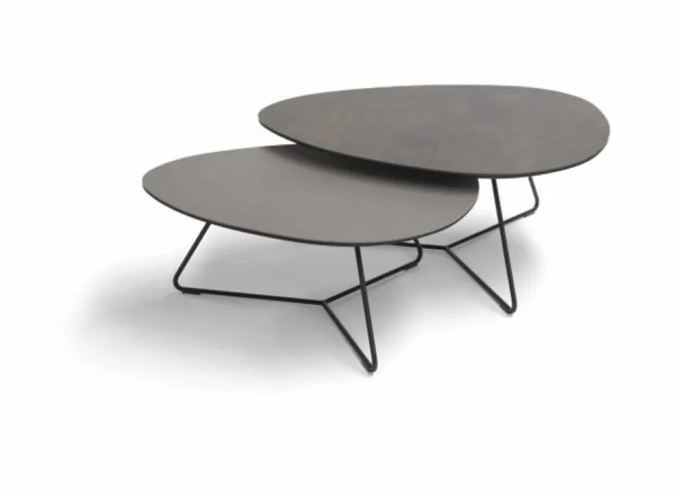 Bree's New World Twinny salontafelset-Ceramistone/Ironmoss/cement Populair