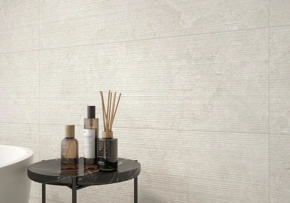 Eifel natuursteenlook wandtegel fijn relief beige mat 29,5 x 59,5 cm rtt per 1,23 m2 Tijdelijk Beschikbaar