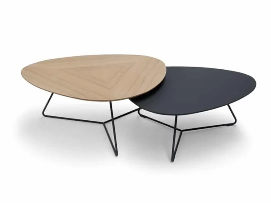 Bree's New World Twinny salontafelset-Eikenfineer/Fenixzwart Must-Have