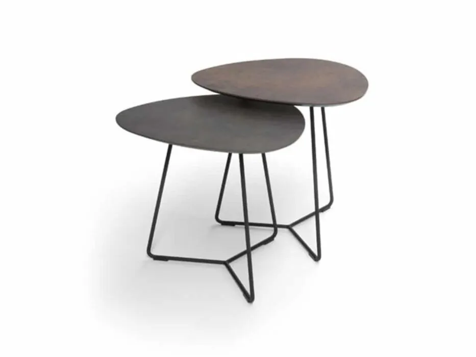 Voordeelprijs Bree's New World Twinny Hoektafelset-HPLplastica/Brons/agaatgrijs