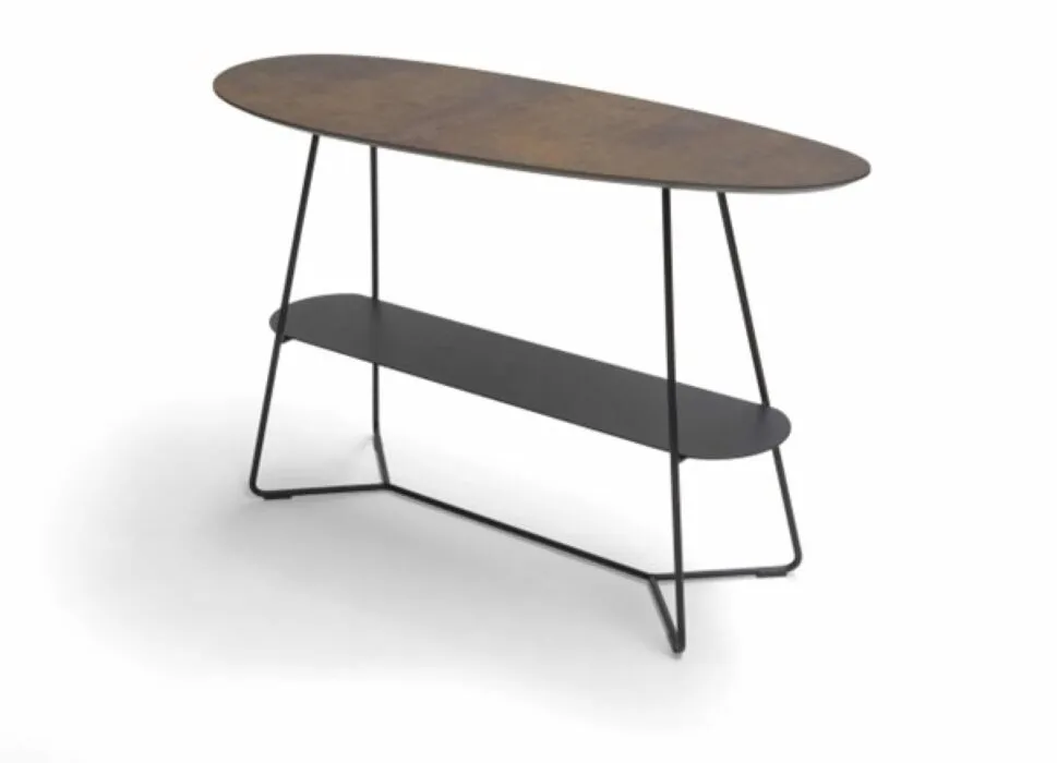 Bree's New World Twinny side table-HPLplastica/Bruin Nieuw