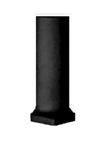 French Victorian black zwarte buitenhoek tegel 2,3 x 10,6 cm per stuk Beperkt Aanbod