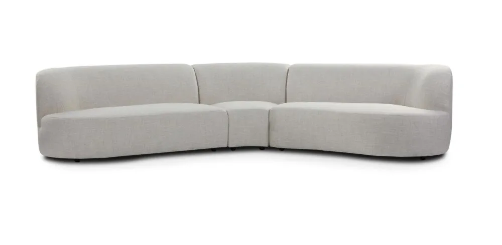 Nieuw Dyyk Melo bank-2 zits + chaise longue