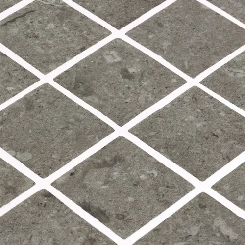 Glasmozaïek antislip stone-look bruin grijs 5 x 5 cm op matje per m2 Uitverkoop