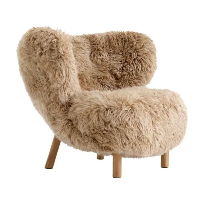 Seizoensaanbieding &tradition Little Petra VB1 fauteuil poten eiken-Honey