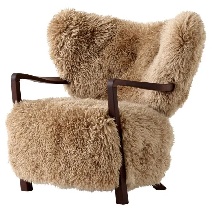 Express Levering &tradition Wulff ATD2 oiled walnut fauteuil-Honey