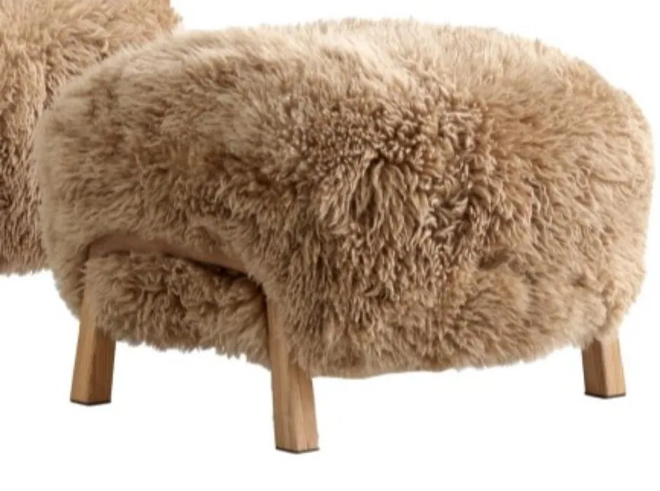 &tradition Wulff ATD3 poef oiled oak-Honey Exclusieve Aanbieding