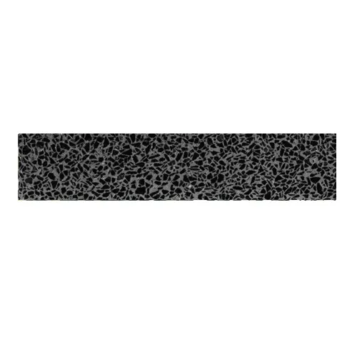 Granito terrazzo tegel plint in de zwarte Mario 7,5 x 40 cm per stuk Superprijs