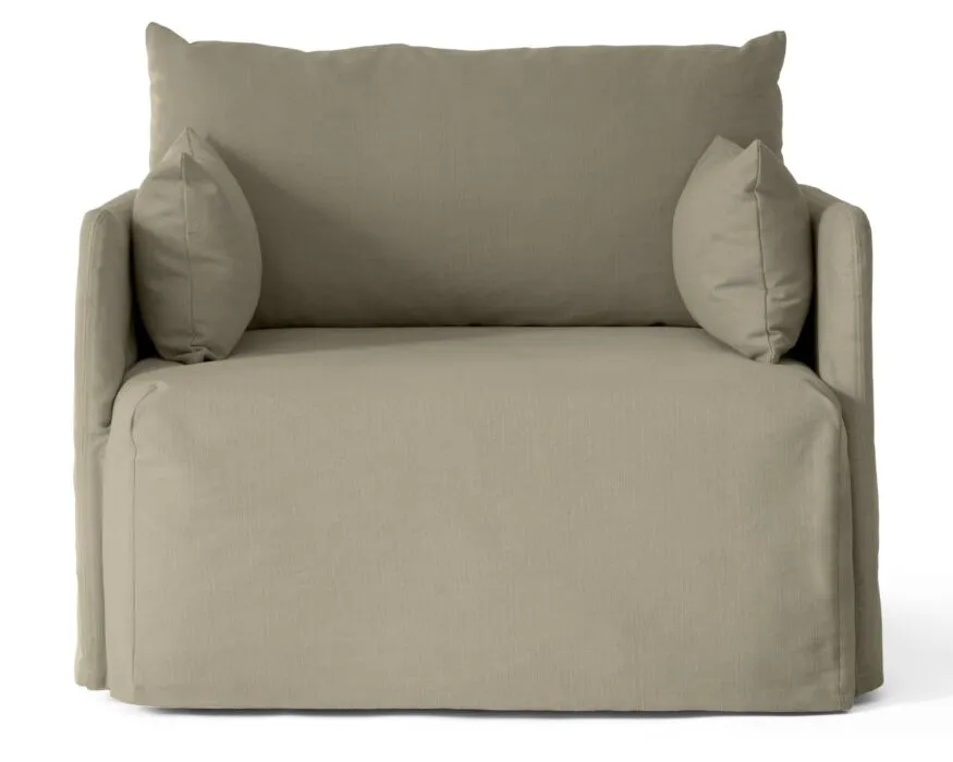 Shop Nu Audo Copenhagen Offset fauteuil met losse omslag-Poppy Seed