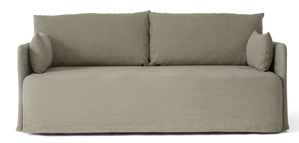 Gecertificeerd Audo Copenhagen Offset 2-zits bank met losse omslag-Poppy Seed