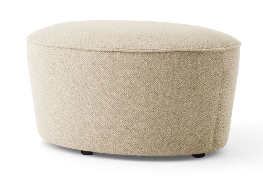 Audo Copenhagen Cairn Oval pouf-Audo Copenhagen Bouclé 02 Weekendaanbieding