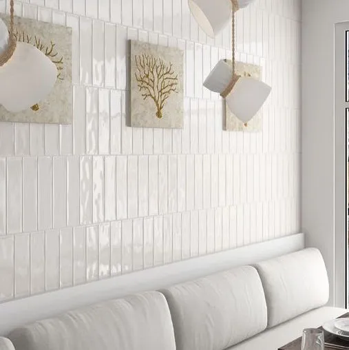 Rechtstreeks Van De Fabrikant Half Tile soft cream 7,5 x 30 cm