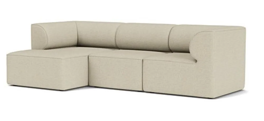 Audo Copenhagen Eave Modular 3-zits bank met hoek-Hoek links-Savanna 202 Gratis Retour