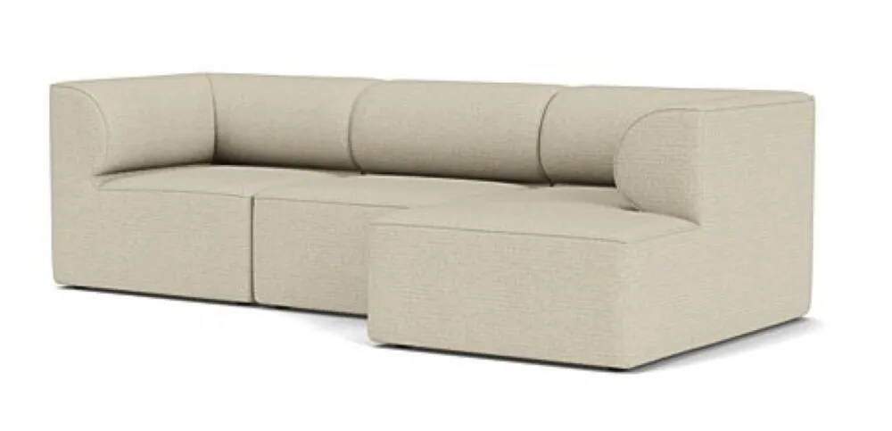 Audo Copenhagen Eave Modular 3-zits bank met hoek-Hoek rechts-Savanna 202 Bestseller