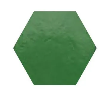Hexagon glanzend grasgroen wand- en vloertegel 18 x 20,5 cm per m2 Actieprijs