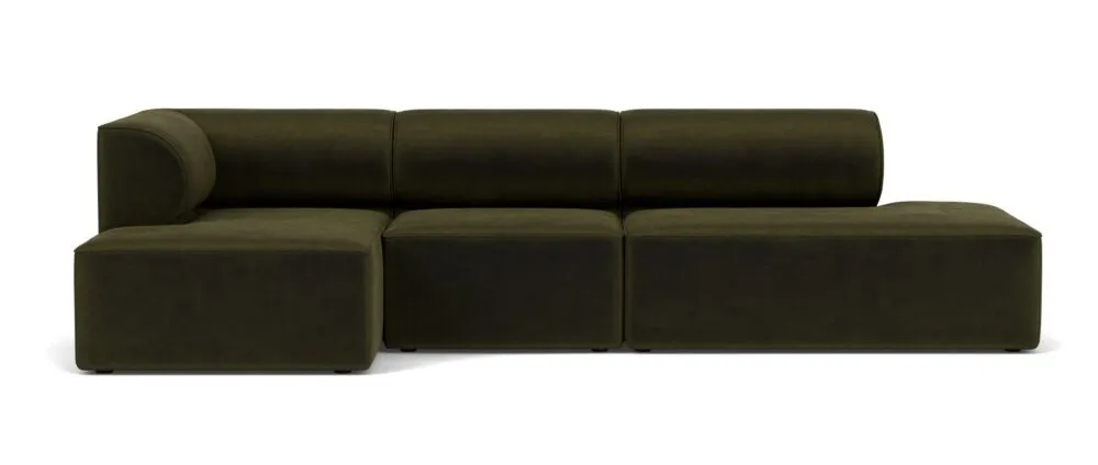 Aanbieding Audo Copenhagen Eave Modular 3,5-zits bank met hoek en open gedeelte-Hoek links-Champion 35