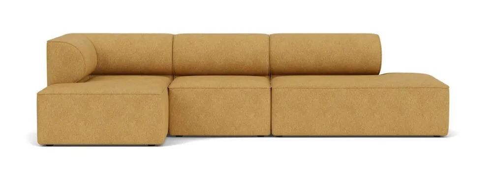 Audo Copenhagen Eave Modular 3,5-zits bank met hoek en open gedeelte-Hoek links-Moss 022 Op = Op