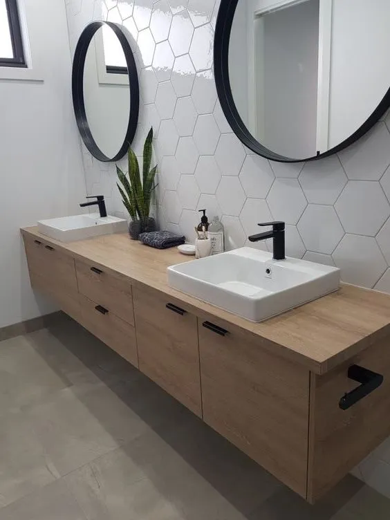 Hexagon wit glanzende wandtegel 17,5 x 20 cm per 0,7 m2 Gecertificeerd