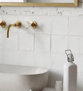 Hollands witje glanzend wit tegeltje 10 x 10 cm per 0,62 m2 Beperkt Aanbod
