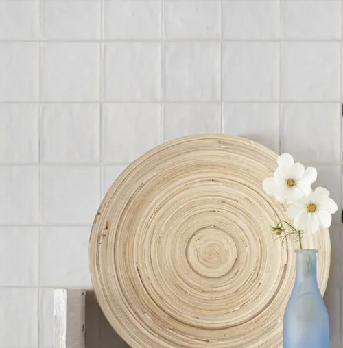 Hollands witje mat wit tegeltje 10 x 10 cm per 0,62 m2 Lage Kosten