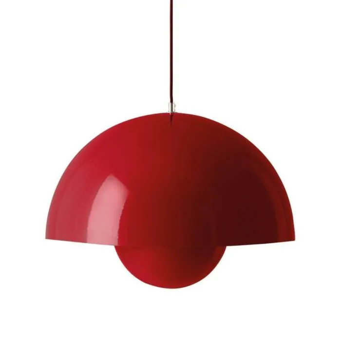 &tradition FlowerPot Big VP2 hanglamp-Vermilion Red Lage Prijs