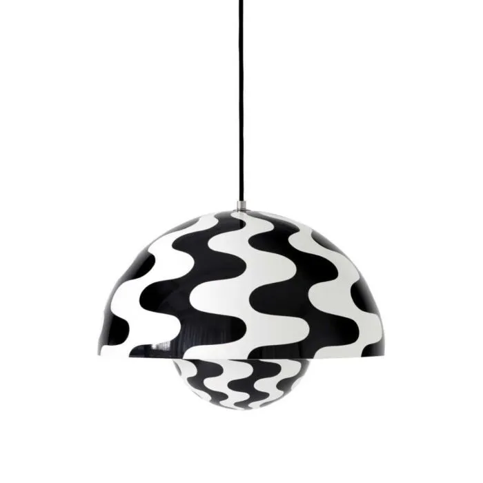 &tradition FlowerPot VP7 hanglamp-Zwart-wit Speciale Aanbieding