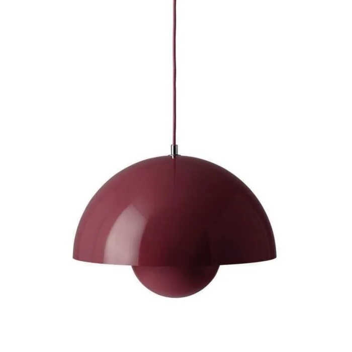 &tradition FlowerPot VP7 hanglamp-Dark Plum Hoge Kwaliteit