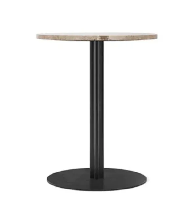 Audo Copenhagen Harbour Column Circular eettafel-∅ 60 cm-Kunis breccia Superprijs