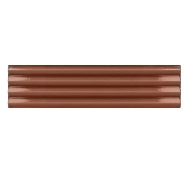 Kustlijn vloed terracotta glans 5 x 20 cm wandtegels per 0,42m2 Populair