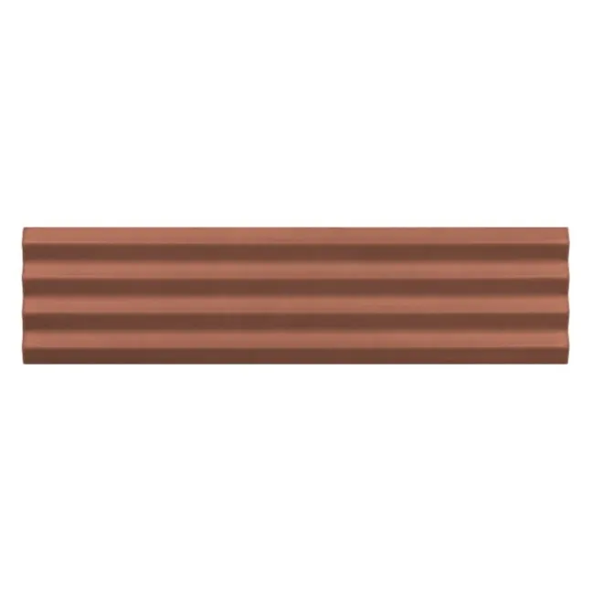 Nieuw Kustlijn vloed terracotta matt 5 x 20 cm wandtegels per 0,42m2