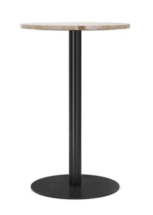 Gereduceerde Prijs Audo Copenhagen Harbour Column Circular countertafel-∅ 60 cm-Kunis breccia