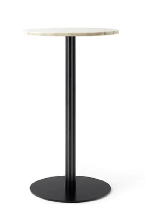 Beperkt Aanbod Audo Copenhagen Harbour Column Circular countertafel-∅ 60 cm-Off white marmer