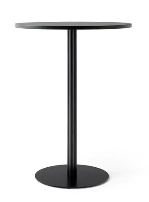 Audo Copenhagen Harbour Column Circular bartafel-Charcoal linoleum-∅ 80 cm Express Levering