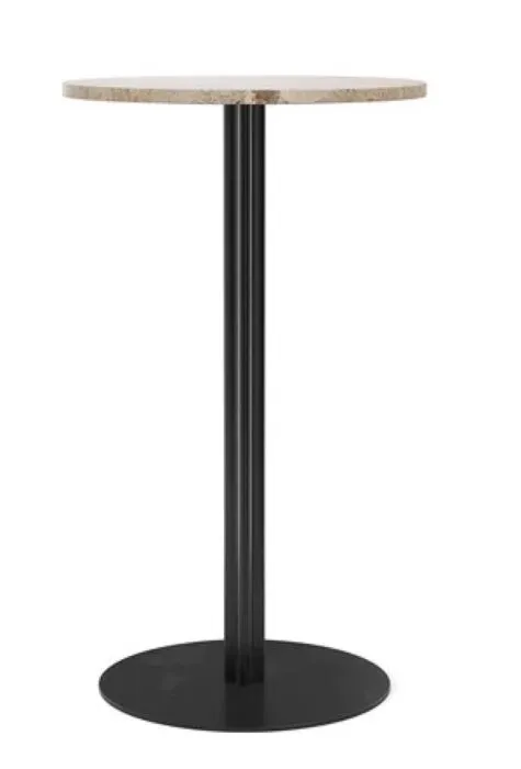 Populair Audo Copenhagen Harbour Column Circular bartafel-Kunis breccia-∅ 60 cm